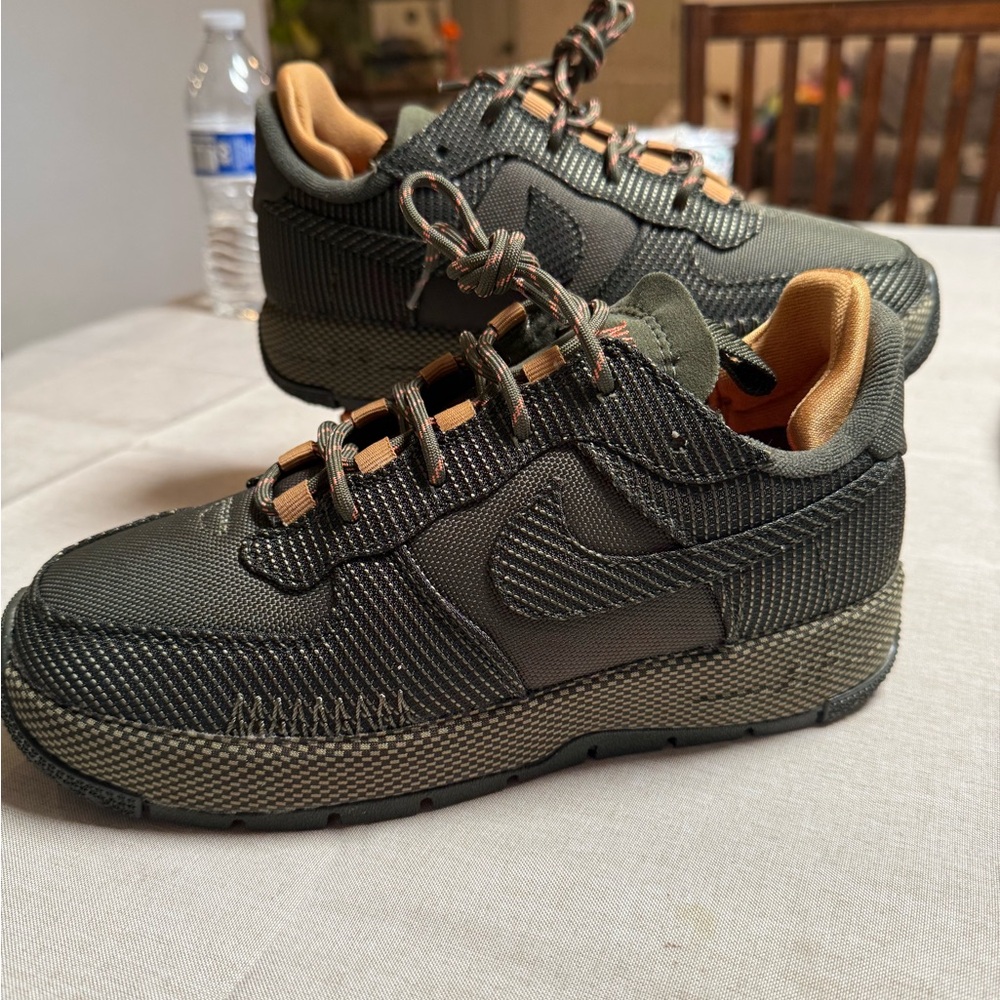 Nike Olive and Tan Athletic Shoes